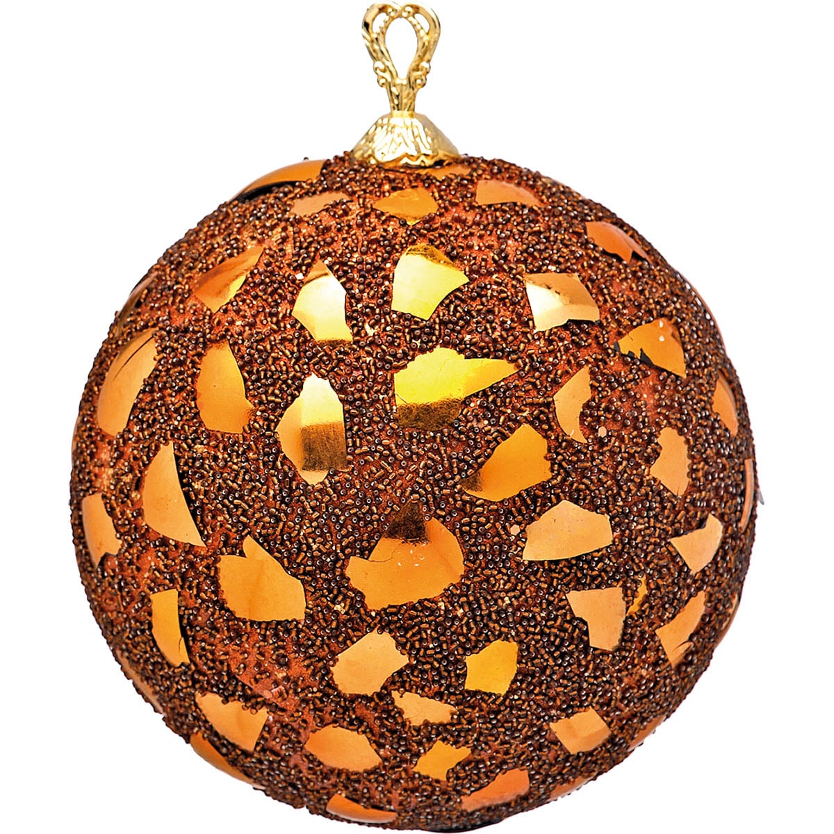 Μπάλα Χριστουγέννων Καφέ 20εκ