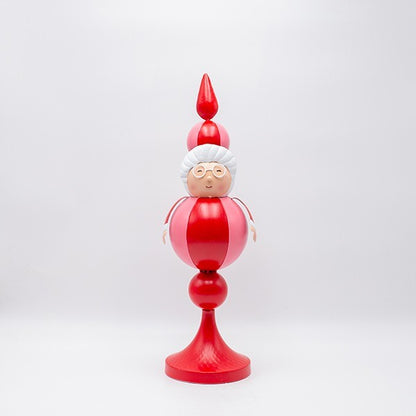 ΓΥΝΑΙΚΑ ΑΓΙΟΥ ΒΑΣΙΛΗ ΚΟΚΚΙΝΟ ΡΟΖ ΜΕΤΑΛΛΙΚΟ 14x13x45