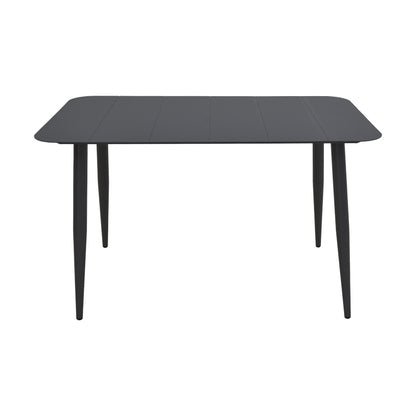 Τραπέζι Vista Αλουμίνιο σε Μαύρη Απόχρωση 120x70x72