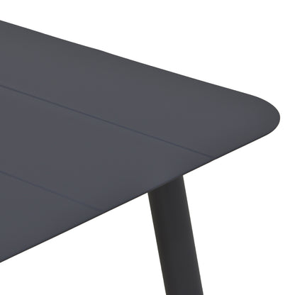 Τραπέζι Vista Αλουμίνιο σε Μαύρη Απόχρωση 120x70x72