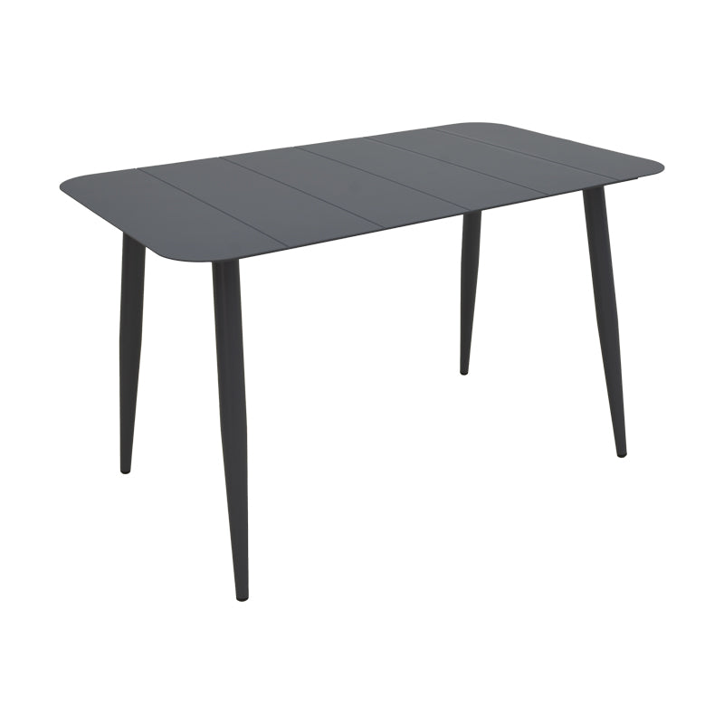 Τραπέζι Vista Αλουμίνιο σε Μαύρη Απόχρωση 120x70x72