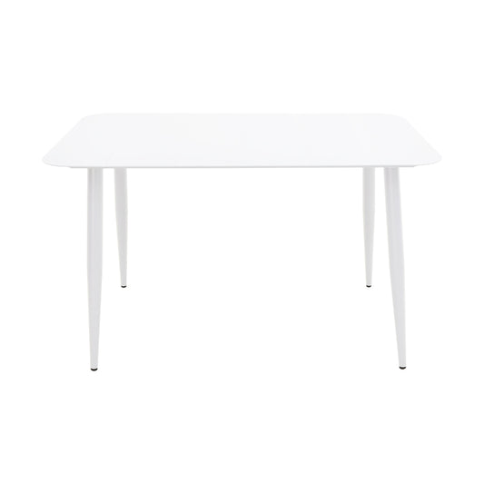 Τραπέζι Vista Αλουμίνιο σε Λευκή Απόχρωση 120x70x72