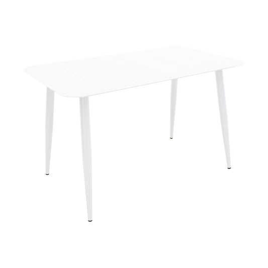 Τραπέζι Vista Αλουμίνιο σε Λευκή Απόχρωση 120x70x72