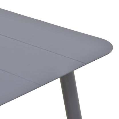 Τραπέζι Vista Αλουμίνιο σε Ανθρακί Απόχρωση 120x70x72