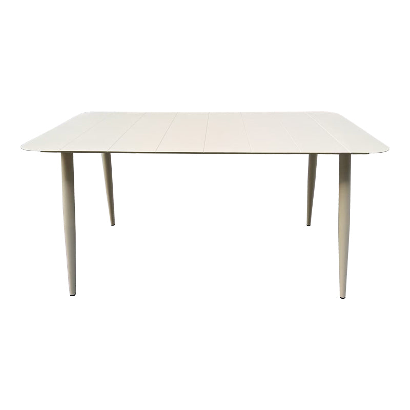 Τραπέζι Vista Αλουμίνιο σε Μπεζ Απόχρωση 150x80x72