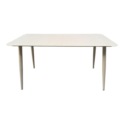 Τραπέζι Vista Αλουμίνιο σε Μπεζ Απόχρωση 150x80x72