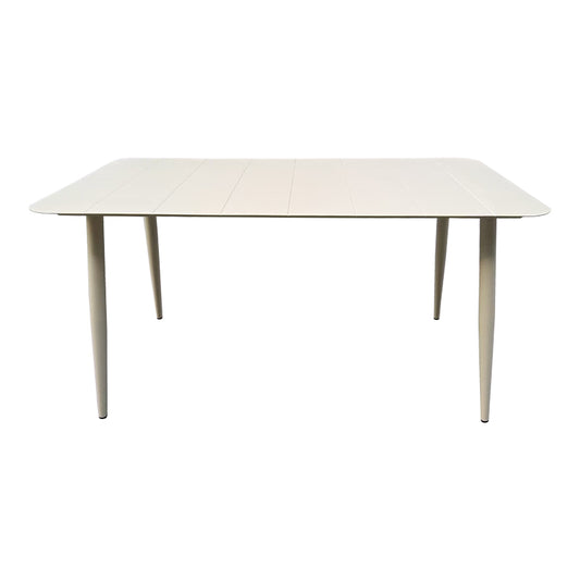 Τραπέζι Vista Αλουμίνιο σε Μπεζ Απόχρωση 150x80x72