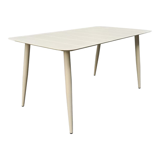 Τραπέζι Vista Αλουμίνιο σε Μπεζ Απόχρωση 150x80x72
