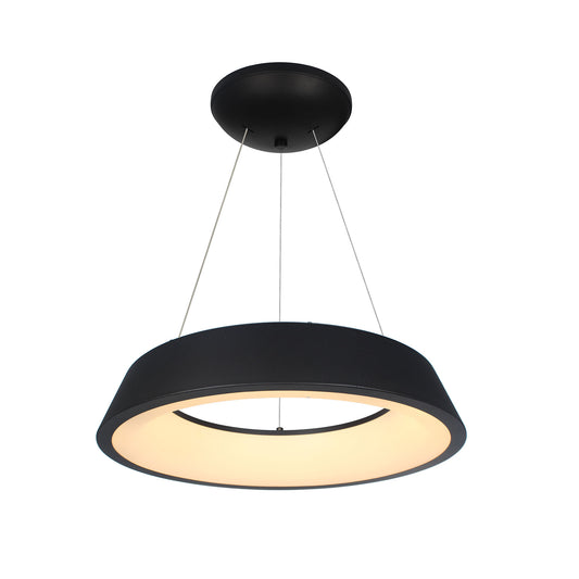 Κρεμαστό Φωτιστικό LED 48W 3000K Μαύρο Φ49x120