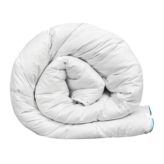 Παπλώματα Υπέρδιπλα (2 Τμχ) με Clip Clap Art 4072 450gsm (150gsm+300gsm) 220x240εκ Λευκό