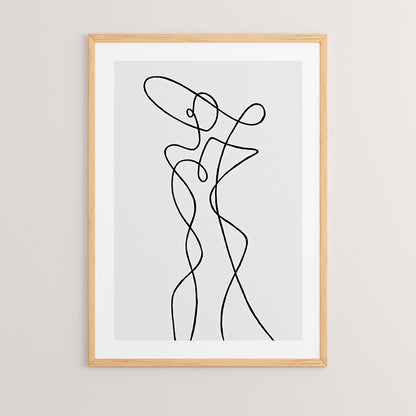 Πίνακας Ladia με Ψηφιακή Εκτύπωση και Πλαίσιο 33x1.5x48