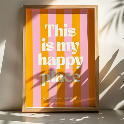 Πίνακας Happo με Ψηφιακή Εκτύπωση και Πλαίσιο 50x2x70