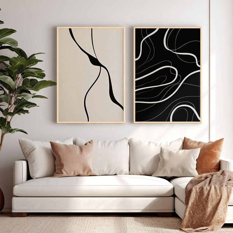 Πίνακας Bennez Δίπτυχος με Ψηφιακή Εκτύπωση και Πλαίσιο 33x1.5x48