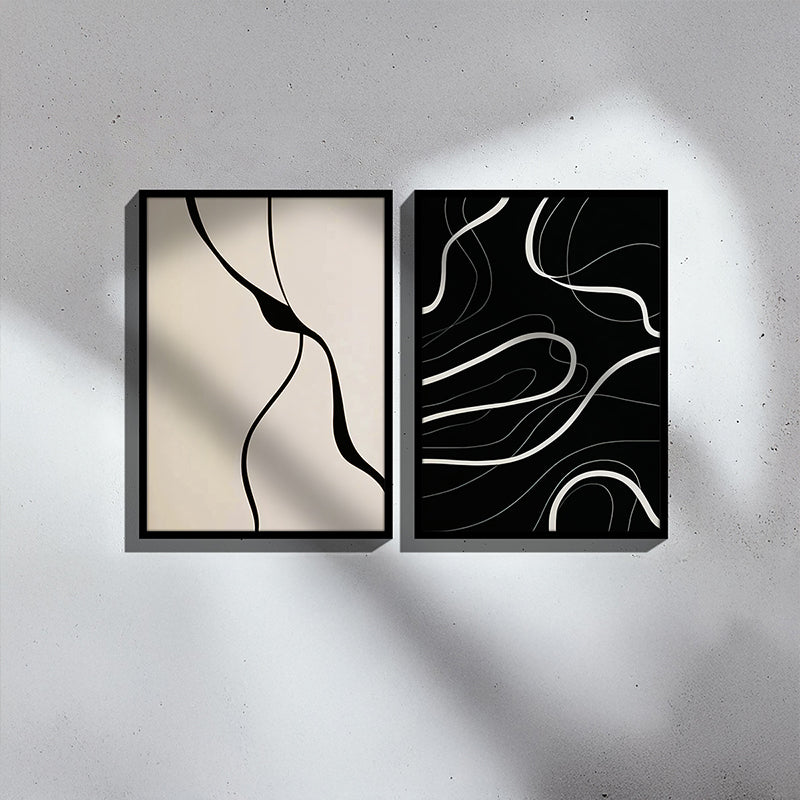 Πίνακας Bennez I Δίπτυχος με Ψηφιακή Εκτύπωση και Πλαίσιο 33x1.5x48