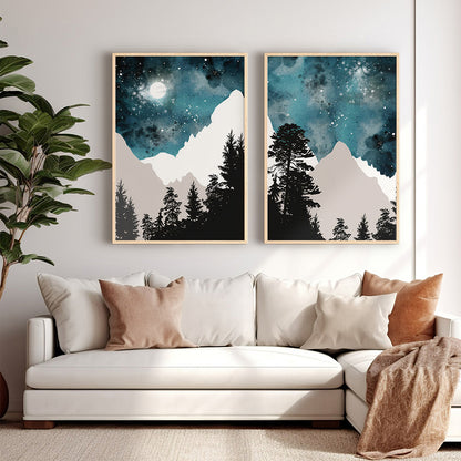 Πίνακας Grezio Δίπτυχος με Ψηφιακή Εκτύπωση και Πλαίσιο 33x1.5x48