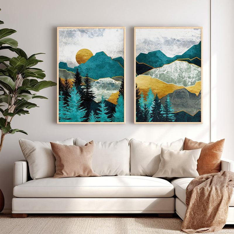 Πίνακας Lovas Δίπτυχος με Ψηφιακή Εκτύπωση και Πλαίσιο 33x1.5x48