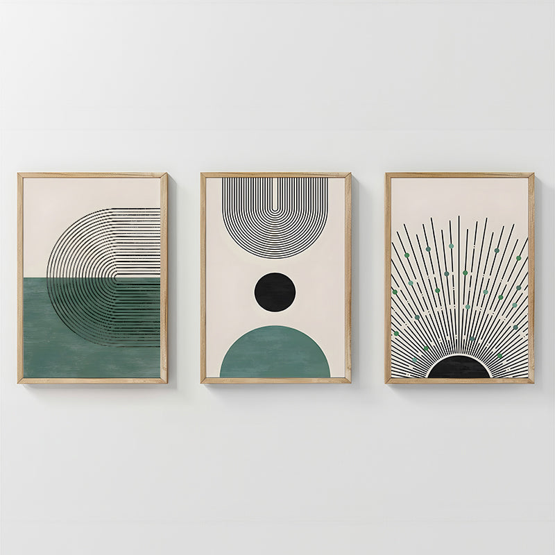 Πίνακας Kertia Τρίπτυχος με Ψηφιακή Εκτύπωση και Πλαίσιο 33x1.5x48