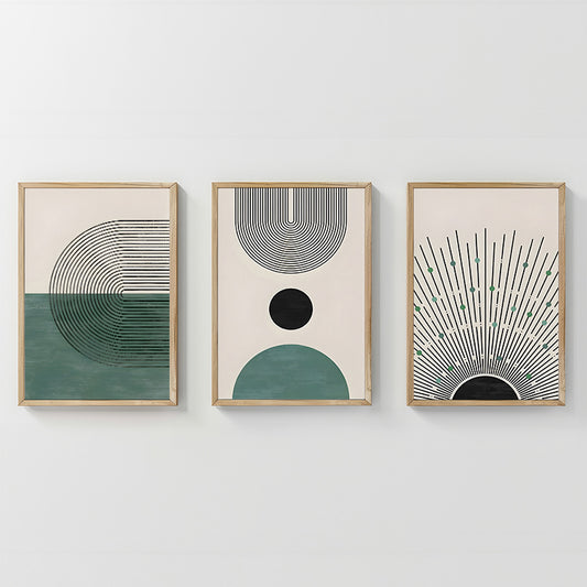 Πίνακας Kertia Τρίπτυχος με Ψηφιακή Εκτύπωση και Πλαίσιο 33x1.5x48