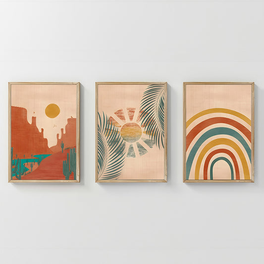 Πίνακας Delea Τρίπτυχος με Ψηφιακή Εκτύπωση και Πλαίσιο 33x1.5x48