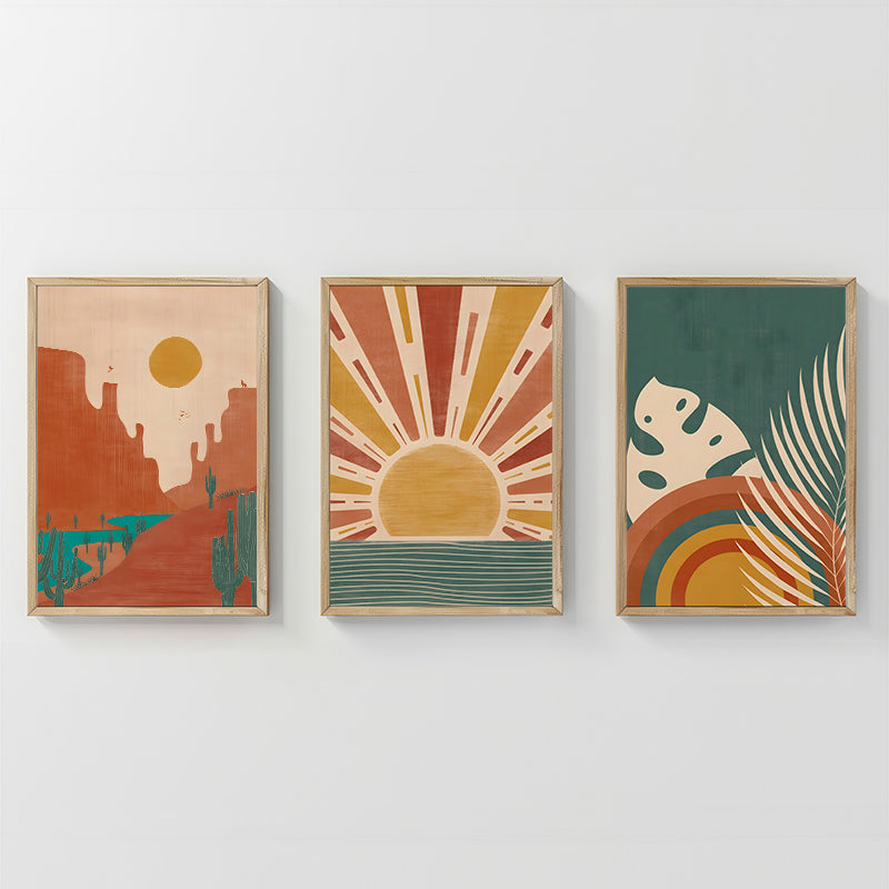 Πίνακας Bemvy Τρίπτυχος με Ψηφιακή Εκτύπωση και Πλαίσιο 33x1.5x48