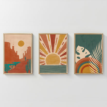 Πίνακας Bemvy Τρίπτυχος με Ψηφιακή Εκτύπωση και Πλαίσιο 33x1.5x48