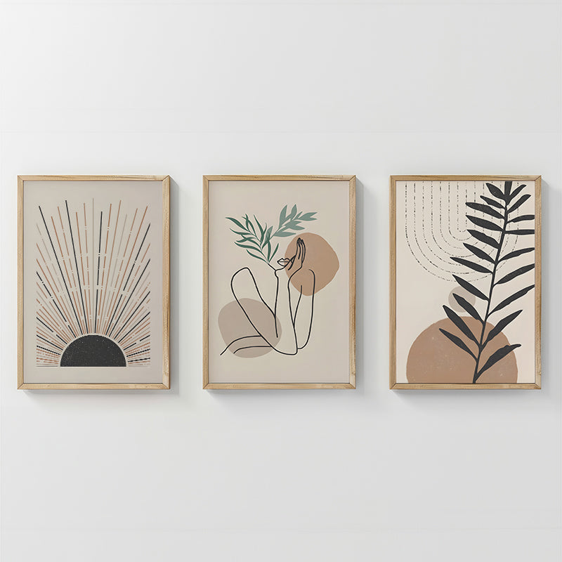 Πίνακας Gonma Τρίπτυχος με Ψηφιακή Εκτύπωση και Πλαίσιο 33x1.5x48