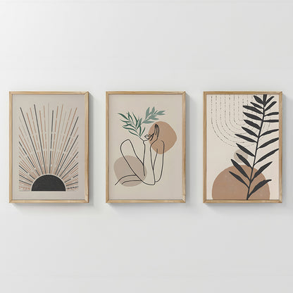 Πίνακας Gonma Τρίπτυχος με Ψηφιακή Εκτύπωση και Πλαίσιο 33x1.5x48