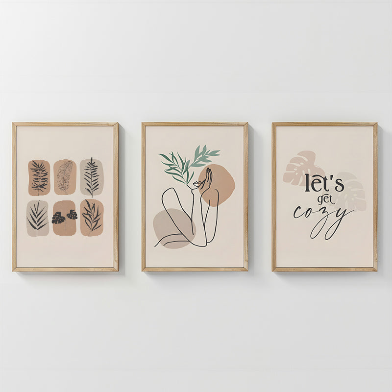 Πίνακας Xinbia Τρίπτυχος με Ψηφιακή Εκτύπωση και Πλαίσιο 33x1.5x48