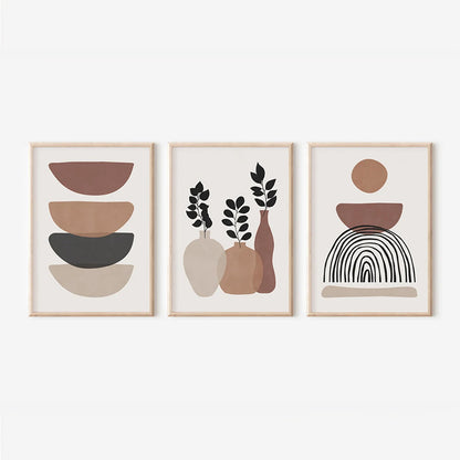 Πίνακας Yenia Τρίπτυχος με Ψηφιακή Εκτύπωση και Πλαίσιο 33x1.5x48