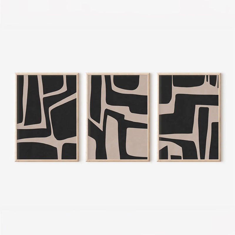 Πίνακας Jelenta Τρίπτυχος με Ψηφιακή Εκτύπωση και Πλαίσιο 33x1.5x48