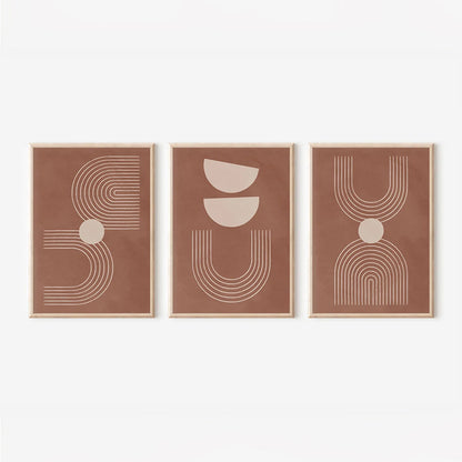 Πίνακας Banba Τρίπτυχος με Ψηφιακή Εκτύπωση και Πλαίσιο 33x1.5x48