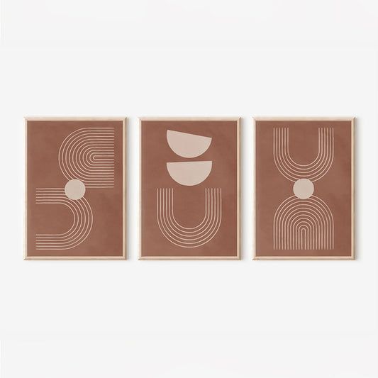 Πίνακας Banba Τρίπτυχος με Ψηφιακή Εκτύπωση και Πλαίσιο 33x1.5x48