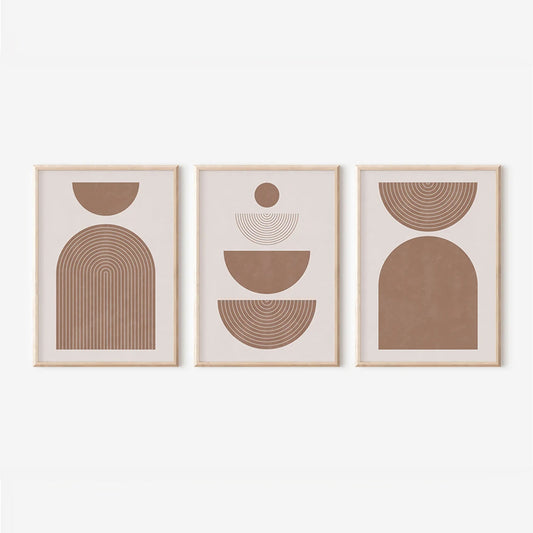 Πίνακας Loana Τρίπτυχος με Ψηφιακή Εκτύπωση και Πλαίσιο 33x1.5x48