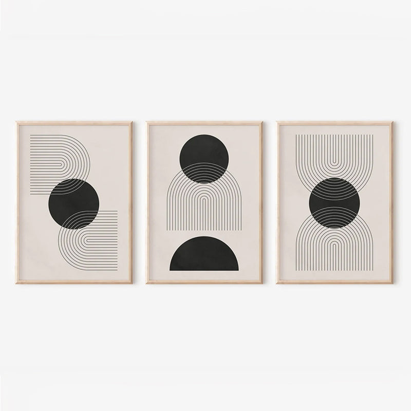 Πίνακας Blomel Τρίπτυχος με Ψηφιακή Εκτύπωση και Πλαίσιο 33x1.5x48