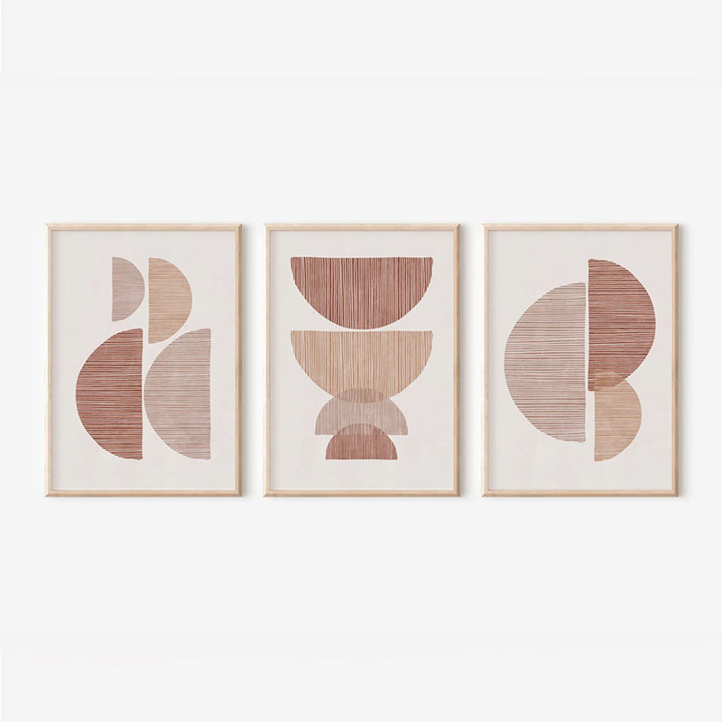 Πίνακας Peria Τρίπτυχος με Ψηφιακή Εκτύπωση και Πλαίσιο 33x1.5x48