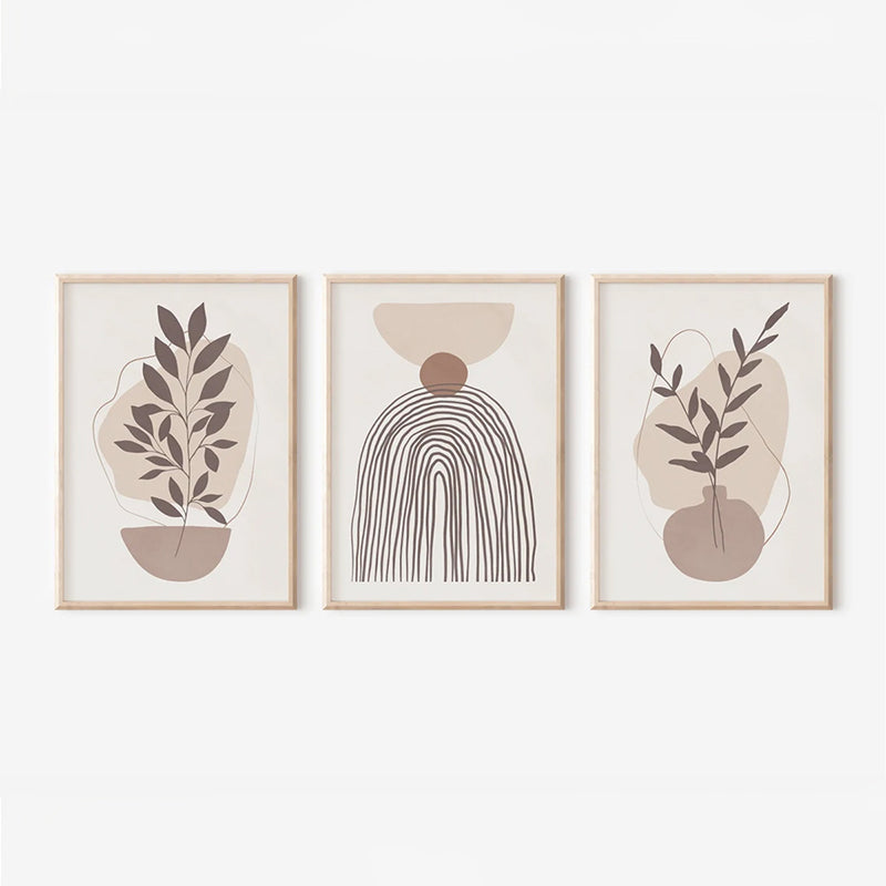 Πίνακας Frendy Τρίπτυχος με Ψηφιακή Εκτύπωση και Πλαίσιο 33x1.5x48