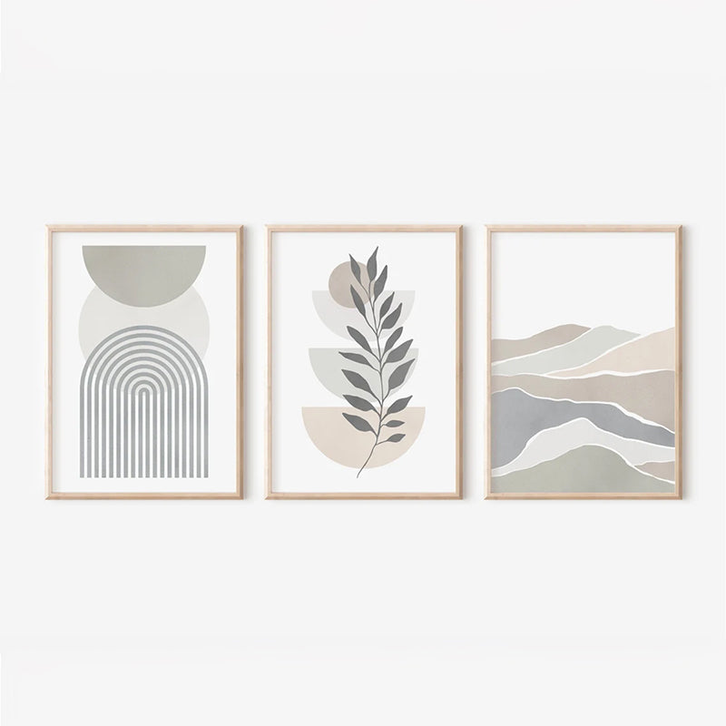 Πίνακας Werda Τρίπτυχος με Ψηφιακή Εκτύπωση και Πλαίσιο 33x1.5x48