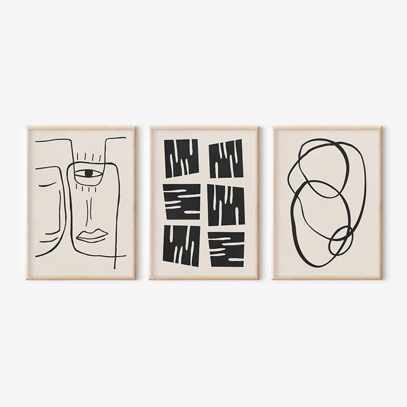 Πίνακας Lumora Τρίπτυχος με Ψηφιακή Εκτύπωση και Πλαίσιο 33x1.5x48