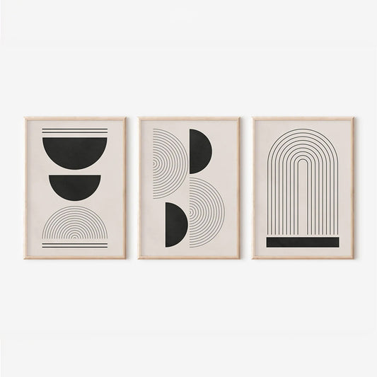 Πίνακας Nuvia Τρίπτυχος με Ψηφιακή Εκτύπωση και Πλαίσιο 33x1.5x48