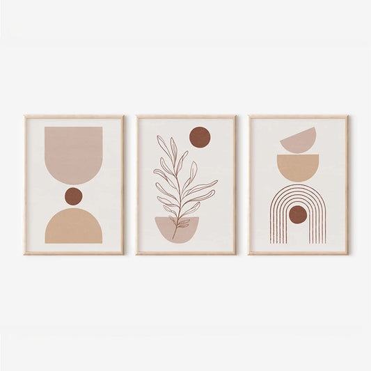 Πίνακας Stijo Τρίπτυχος με Ψηφιακή Εκτύπωση και Πλαίσιο 33x1.5x48