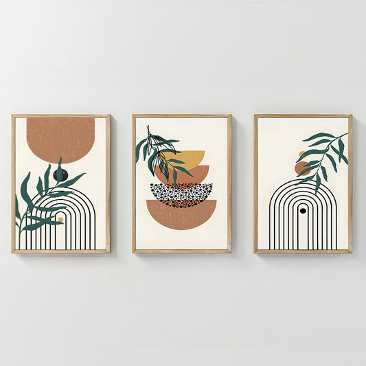 Πίνακας Mylen Τρίπτυχος με Ψηφιακή Εκτύπωση και Πλαίσιο 33x1.5x48