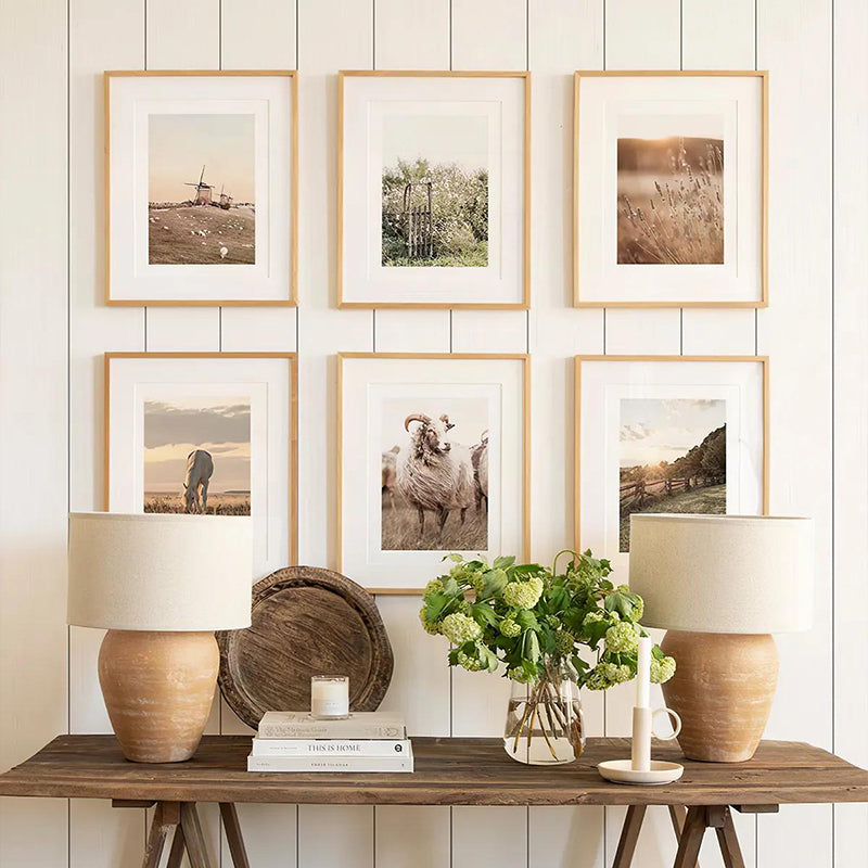 Πίνακας Kaelis Εξάπτυχος με Ψηφιακή Εκτύπωση και Πλαίσιο 33x1.5x48