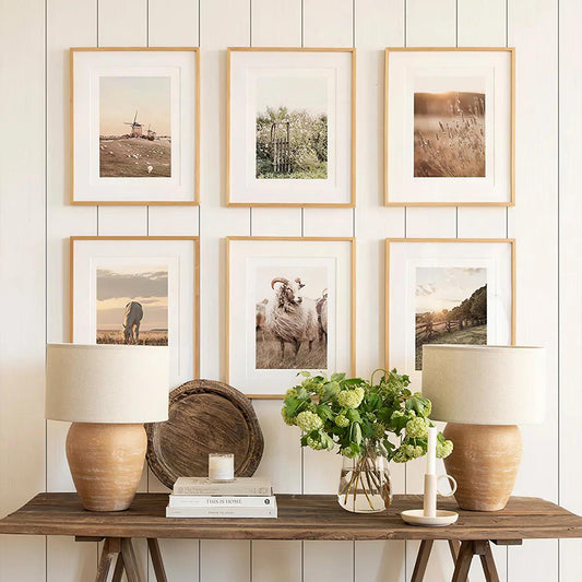 Πίνακας Kaelis Εξάπτυχος με Ψηφιακή Εκτύπωση και Πλαίσιο 33x1.5x48