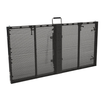 TRUEVIEW 41006 Διάφανη Οθόνη Video Wall P3.91 Καμπίνα 100x50cm LED 130W 3840Hz 32768 Dots ≥4500cd/㎡ Nits AC 220-240V Εξωτερικού Χώρου IP65 Full Color S1/8 14Bits - Κάρτα NovaStar A5S-N - Nationstar SMD1921 & Yuanchi Driver - Μ100 x Π8 x Υ50