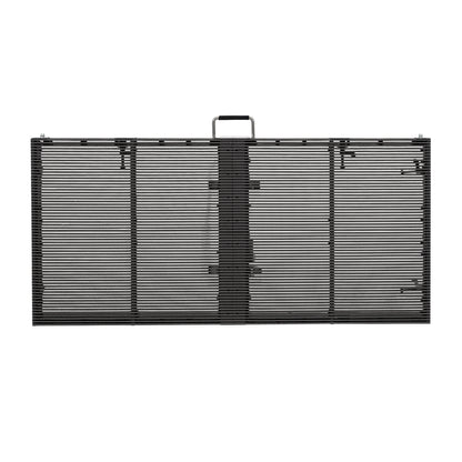 TRUEVIEW 41006 Διάφανη Οθόνη Video Wall P3.91 Καμπίνα 100x50cm LED 130W 3840Hz 32768 Dots ≥4500cd/㎡ Nits AC 220-240V Εξωτερικού Χώρου IP65 Full Color S1/8 14Bits - Κάρτα NovaStar A5S-N - Nationstar SMD1921 & Yuanchi Driver - Μ100 x Π8 x Υ50