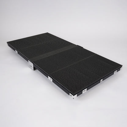 TRUEVIEW 41006 Διάφανη Οθόνη Video Wall P3.91 Καμπίνα 100x50cm LED 130W 3840Hz 32768 Dots ≥4500cd/㎡ Nits AC 220-240V Εξωτερικού Χώρου IP65 Full Color S1/8 14Bits - Κάρτα NovaStar A5S-N - Nationstar SMD1921 & Yuanchi Driver - Μ100 x Π8 x Υ50