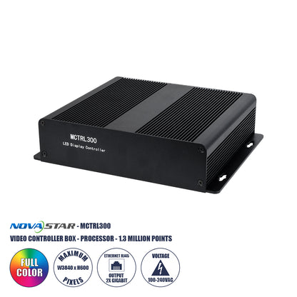 MCTRL300 41012 Novastar MCTRL300 Sending Box Independent Video Controller για Οθόνες LED Video Wall 1.3 million pixel - Input Signal W1920 x H1200@60Hz - 2 Gigabit Ethernet Output Port - AC 220-240V IP20 - Μ20.4 x Π16 x Υ4.8