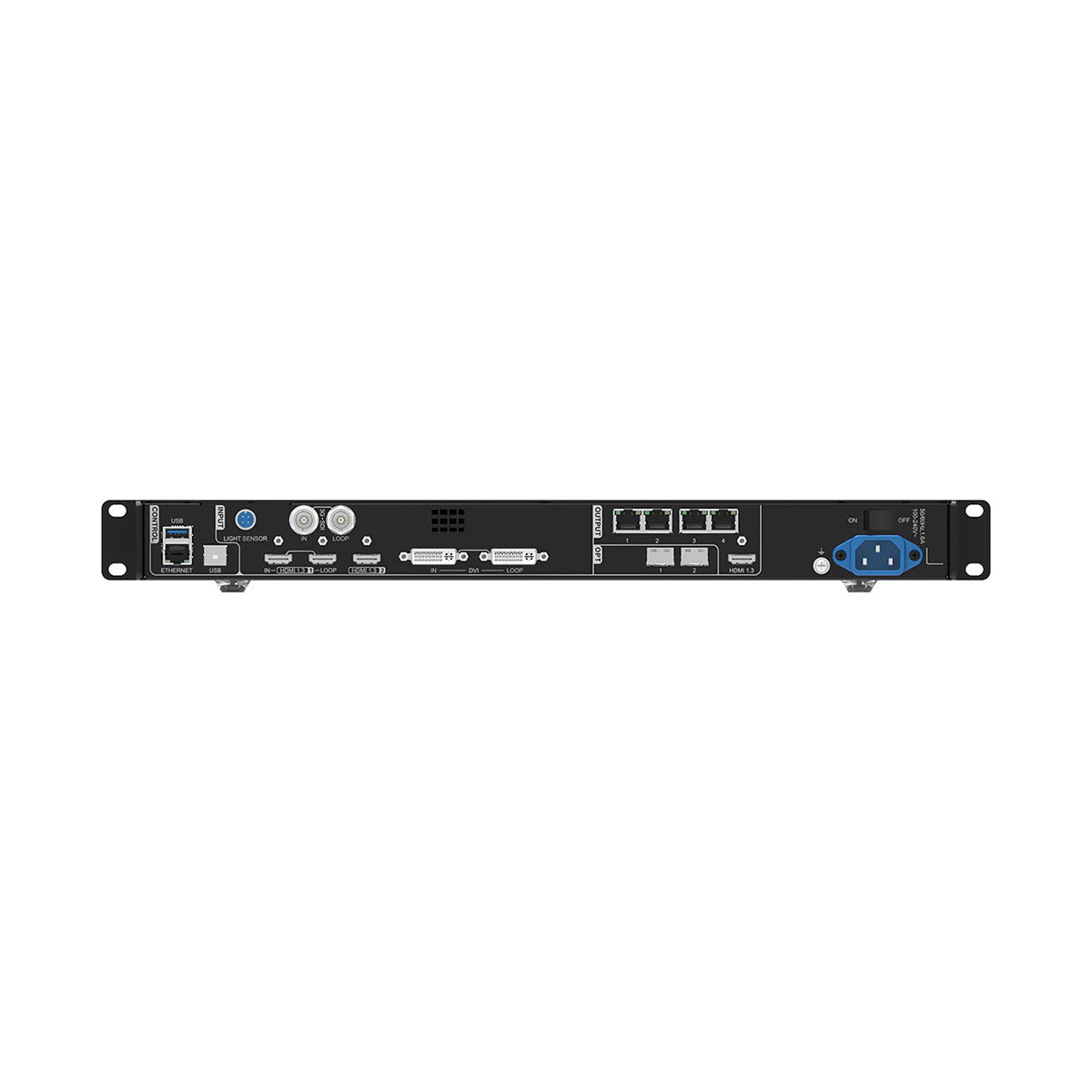 VX400 41014 Novastar VX400 All in One Processor & Video Controller για Οθόνες LED Video Wall 2.6 million pixel Max W10240px/Max H8192px - Input Signal W1920 x H1200@60Hz - 4 Gigabit Ethernet Output Port - AC 220-240V IP20 - Μ48.3 x Π30.1 x Υ5