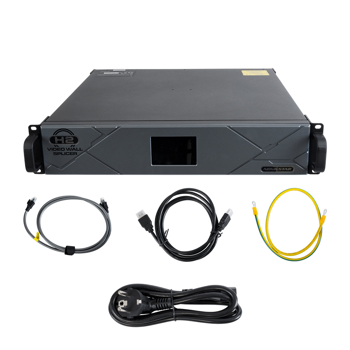 H2 41017 Novastar H2 All in One Processor & Video Controller 4K για Οθόνες LED Video Wall 13 million pixel Max W10752px/Max H10752px - Input Signal W3840 x H2160@60Hz - 20 Gigabit Ethernet Output Port - AC 220-240V IP20 - Μ48.3 x Π53 x Υ8.8