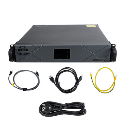 H2 41017 Novastar H2 All in One Processor & Video Controller 4K για Οθόνες LED Video Wall 13 million pixel Max W10752px/Max H10752px - Input Signal W3840 x H2160@60Hz - 20 Gigabit Ethernet Output Port - AC 220-240V IP20 - Μ48.3 x Π53 x Υ8.8